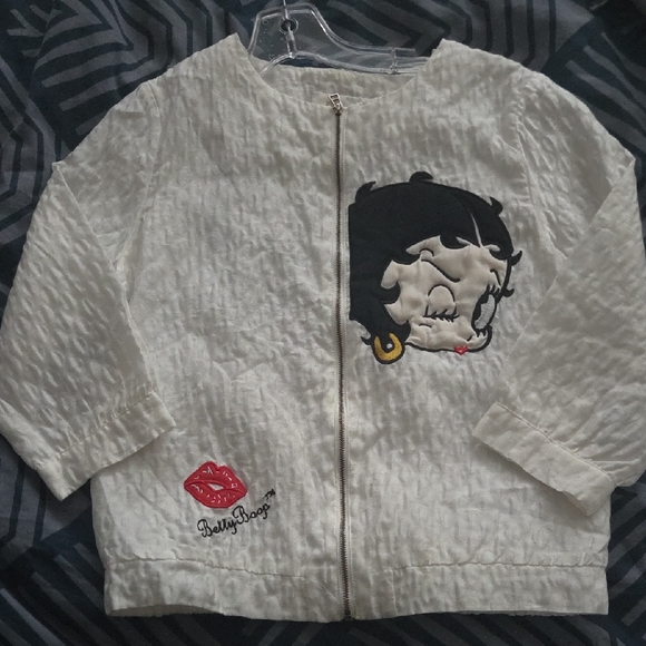 Other - Betty Boop Cream Jacket